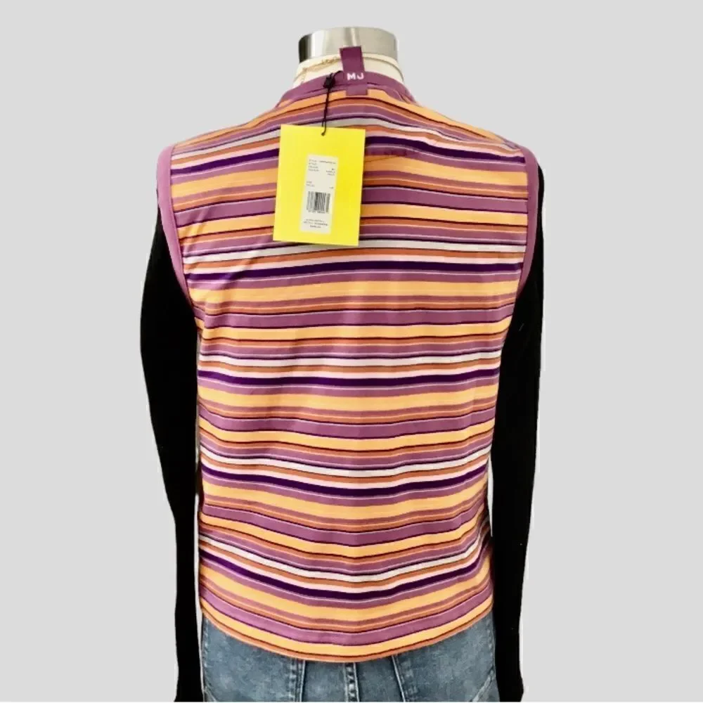 MARC JACOBS HORIZONTAL STRIPES LOGO TANK SIZE LARGE - Picture 6 of 8